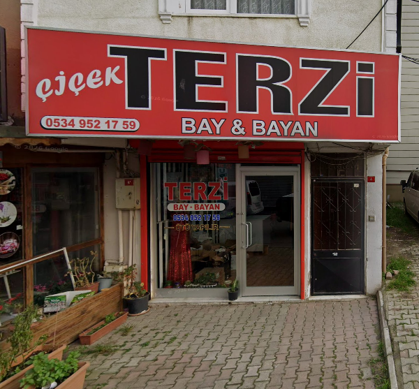 Çiçek Terzi'nin Tuzla Aydınlı'daki dükkânı